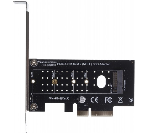 Адаптер PCI-E M.2 NGFF for SSD V2 + Heatsink Ret