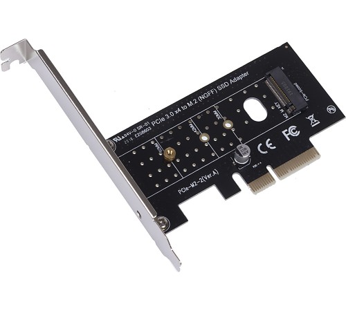 Адаптер PCI-E M.2 NGFF for SSD V2 + Heatsink Ret