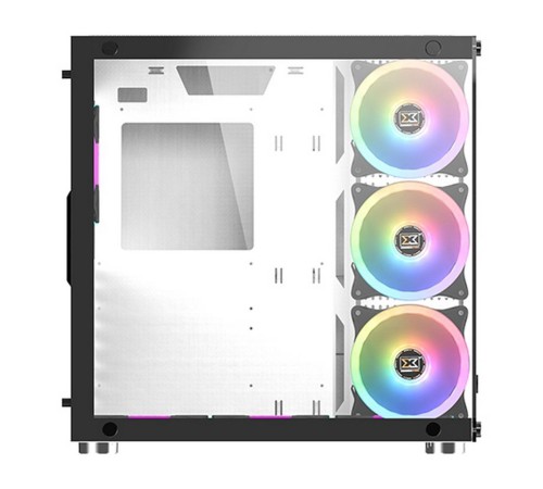 Корпус Xigmatek Aquarius Plus White EN46430 ATX, USB3.0x2+USB2.0x1, Front &Left TG, 7PCS AY120 Fan, EN46430 Frontx3+Bottomx3+Rearx1