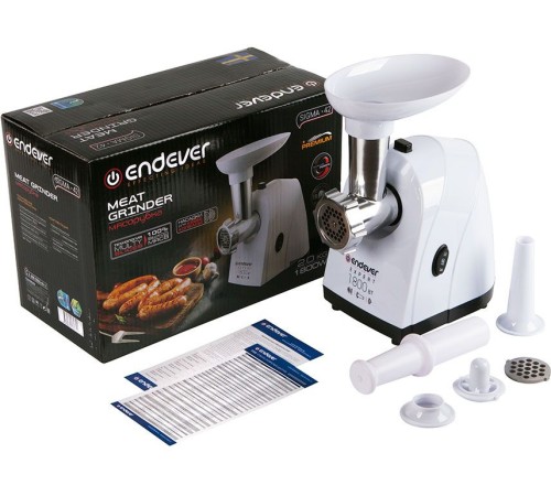 Мясорубка Endever Sigma 42 1800Вт белый/черный