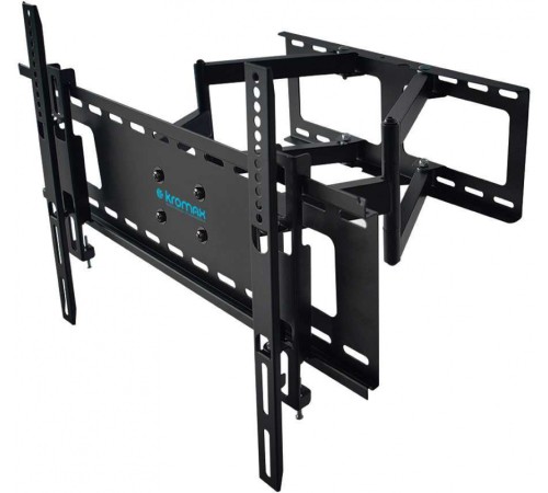 Кронштейн для телевизора Kromax ATLANTIS-80 черный 32"-75" макс.50кг настенный поворотно-выдвижной и наклонный