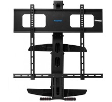 Кронштейн для телевизора Kromax ATLANTIS-99 черный 40"-65" макс.35кг настенный поворот и наклон верт.перемещ.