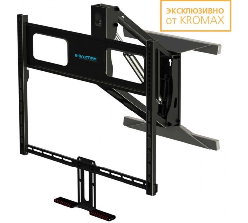 Кронштейн для телевизора Kromax ATLANTIS-99 черный 40"-65" макс.35кг настенный поворот и наклон верт.перемещ. Кронштейн для телевизора Kromax ATLANTIS-99 черный 40"-65" макс.35кг настенный поворот и наклон верт.перемещ.