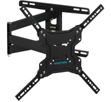 Кронштейн для телевизора Kromax DIX-19 черный 22"-65" макс.45кг настенный поворотно-выдвижной и наклонный