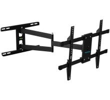 Кронштейн для телевизора Kromax DIX-20 черный 22"-65" макс.45кг настенный поворотно-выдвижной и наклонный