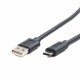 Cablexpert CCP-USB2-AMCM-1M Кабель USB AM/USB Type-C, 1 м, черный