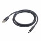 Cablexpert CCP-USB2-AMCM-1M Кабель USB AM/USB Type-C, 1 м, черный