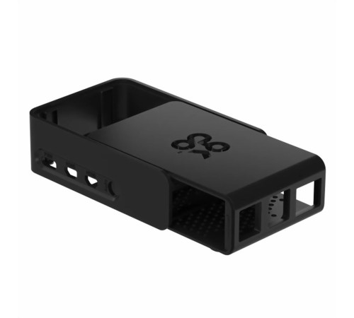 Raspberry Pi 4 Model B Official Case Okdo Slide Series, Black, Retail, для Raspberry Pi 4 Model B  (187-3796/187-3799)(ASM-1900138-21) RTL {96} (815065)