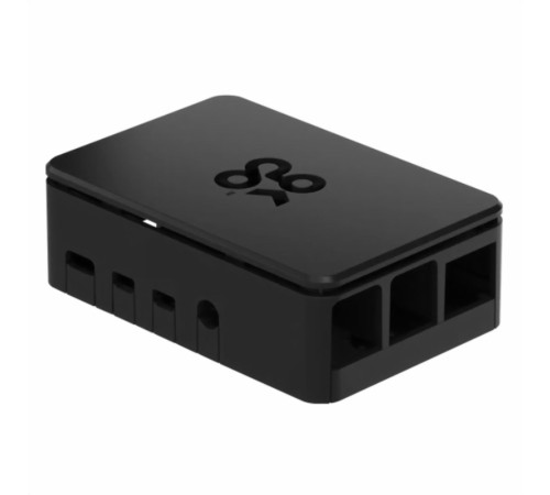Raspberry Pi 4 Model B Official Case Okdo Standard Series, Black, Retail, для Raspberry Pi 4 Model B  (187-3797/187-3798)(ASM-1900133-21) RTL {96} (815058)