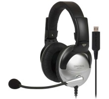 Наушники с микрофоном Koss SB45-USB черный/серебристый 2.4м мониторные оголовье (15116464)