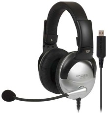 Наушники с микрофоном Koss SB45-USB черный/серебристый 2.4м мониторные оголовье (15116464)