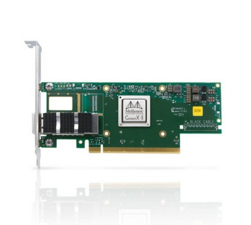 MCX653105A-ECAT ConnectX-6 VPI adapter card, 100Gb/s (HDR100, EDR IB and 100GbE), single-port QSFP56, PCIe3.0/4.0 x16, tall bracket (488463) MCX653105A-ECAT ConnectX-6 VPI adapter card, 100Gb/s (HDR100, EDR IB and 100GbE), single-port QSFP56, PCIe3.0/4.0 x16, tall bracket (488463)