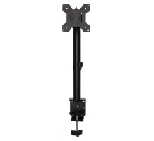 Кронштейн для мониторов ЖК Buro M061 черный 17"-32" макс.8кг крепление к столешнице поворот и наклон
