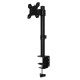 Кронштейн для мониторов ЖК Buro M061 черный 17"-32" макс.8кг крепление к столешнице поворот и наклон