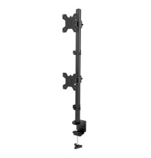 Кронштейн для мониторов ЖК Buro M063 черный 17"-27" макс.8кг крепление к столешнице поворот и наклон