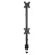 Кронштейн для мониторов ЖК Buro M063 черный 17"-27" макс.8кг крепление к столешнице поворот и наклон