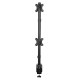 Кронштейн для мониторов ЖК Buro M063 черный 17"-27" макс.8кг крепление к столешнице поворот и наклон