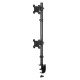 Кронштейн для мониторов ЖК Buro M063 черный 17"-27" макс.8кг крепление к столешнице поворот и наклон