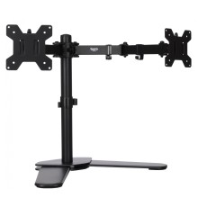 Кронштейн для мониторов ЖК Buro M042 черный 17"-27" макс.8кг настольный поворот и наклон