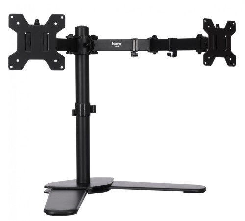 Кронштейн для мониторов ЖК Buro M042 черный 17"-27" макс.8кг настольный поворот и наклон