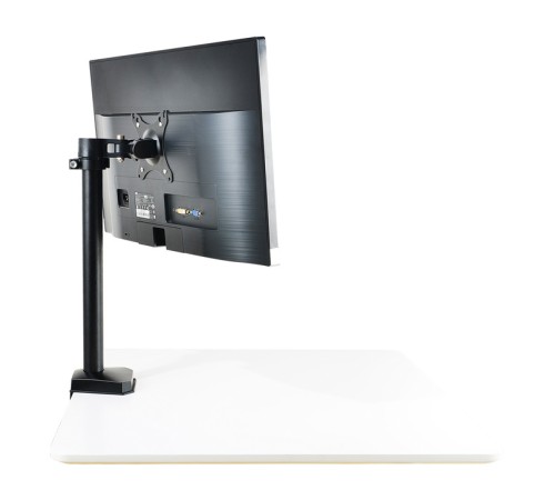 Кронштейн для мониторов ЖК Buro M3 черный 15"-27" макс.9кг крепление к столешнице поворот и наклон