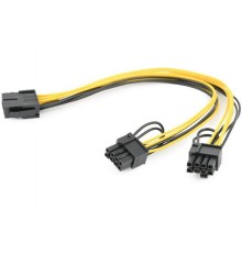 Кабель Cablexpert Кабель питания  Cablexpert CC-PSU-85 PCI-Express 6-пин на 6+2 пин x 2 шт., 0.3 м (099981) {500}