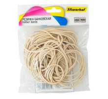 Резинки для купюр Silwerhof 189022 d=60мм 2мм 100гр натуральный