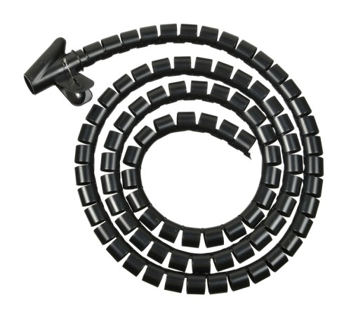 Кабельный органайзер Buro BHP CG252B Spiral Hose 25x2000mm Black Кабельный органайзер Buro BHP CG252B Spiral Hose 25x2000mm Black