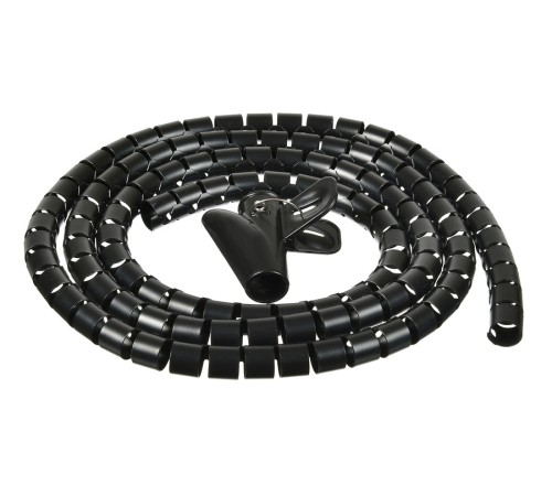 Кабельный органайзер Buro BHP CG202B Spiral Hose 20x2000mm Black Кабельный органайзер Buro BHP CG202B Spiral Hose 20x2000mm Black