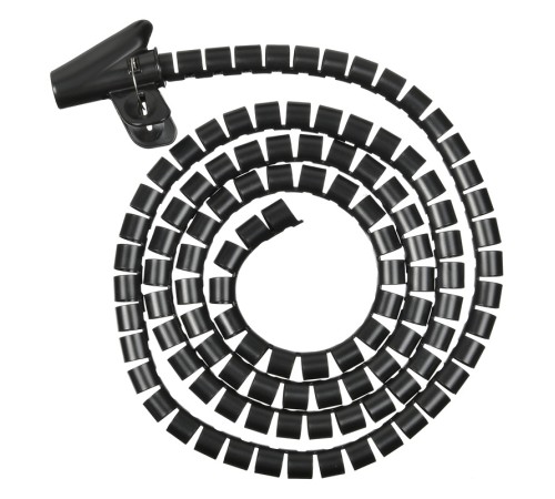 Кабельный органайзер Buro BHP CG202B Spiral Hose 20x2000mm Black Кабельный органайзер Buro BHP CG202B Spiral Hose 20x2000mm Black