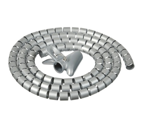 Кабельный органайзер Buro BHP CG22S Spiral Hose 20x2000mm Silver Кабельный органайзер Buro BHP CG22S Spiral Hose 20x2000mm Silver
