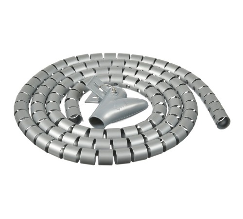 Кабельный органайзер Buro BHP CG155S Spiral Hose 15x1500mm Silver