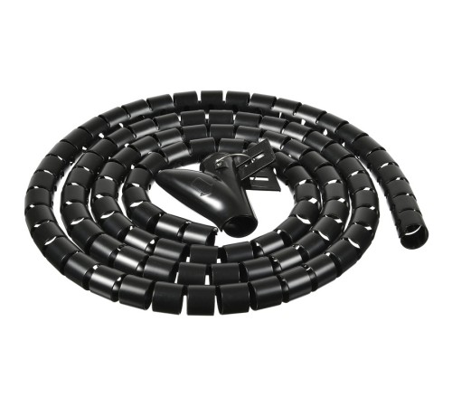 Кабельный органайзер Buro BHP CG155B Spiral Hose 15x1500mm Black Кабельный органайзер Buro BHP CG155B Spiral Hose 15x1500mm Black