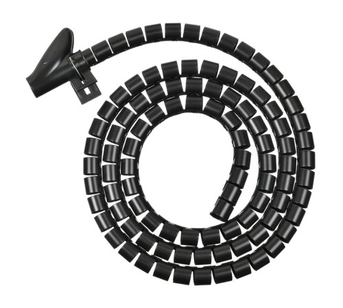 Кабельный органайзер Buro BHP CG155B Spiral Hose 15x1500mm Black Кабельный органайзер Buro BHP CG155B Spiral Hose 15x1500mm Black