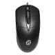 Мышь Оклик 125M черный оптическая (1200dpi) USB (2but)