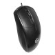 Мышь Оклик 125M черный оптическая (1200dpi) USB (2but)