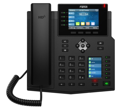 Телефон IP Fanvil X5U черный Телефон IP Fanvil X5U черный