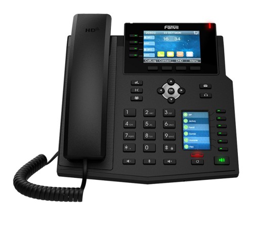 Телефон IP Fanvil X5U черный Телефон IP Fanvil X5U черный