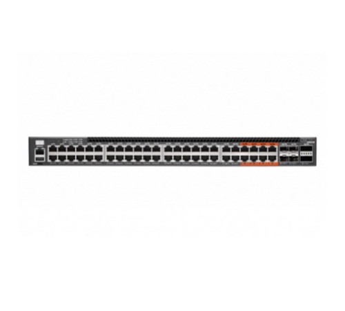 4610-54P-O-AC-Fv1 Edge-corE 48-Port GE RJ45 port w/ POE+, incl. 8 ports UPOE, 4x10G SFP+, 2 port QSFP+ by DAC or 20G QSFP+ Transceiver, Broadcom Helix 4, Dual-core ARM Cortex A9 1GHz, dual 110-230VAC 920W hot-swappable PSUs, one fixed system fan