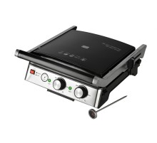 Электрогриль GFGril GF-165 2000Вт черный/серебристый