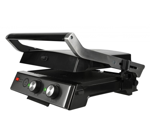 Электрогриль GFGril GF-165 2000Вт черный/серебристый Электрогриль GFGril GF-165 2000Вт черный/серебристый