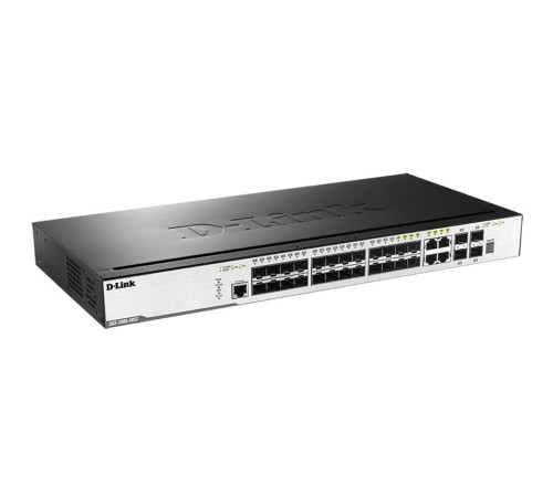 Коммутатор D-Link DGS-3000-28SC/A1A 4G 20SFP 4SFP+ управляемый
