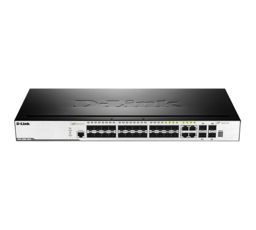 Коммутатор D-Link DGS-3000-28SC/A1A 4G 20SFP 4SFP+ управляемый