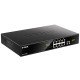 Коммутатор D-Link DGS-1010MP/A1A 9G 1SFP 8PoE 125W неуправляемый