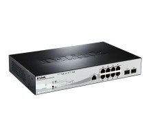 Коммутатор D-Link DGS-1210-10P/ME/A1A 8G 2SFP 8PoE управляемый