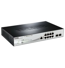 Коммутатор D-Link DGS-1210-10P/ME/A1A 8G 2SFP 8PoE управляемый