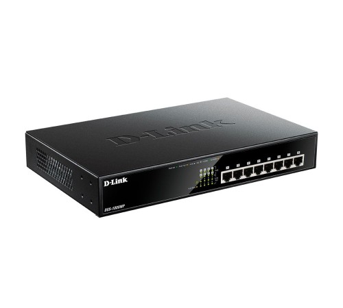 Коммутатор D-Link DGS-1008MP/B1A 8G 8PoE 125W неуправляемый