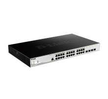 Коммутатор D-Link DGS-1210-28MP/ME DGS-1210-28MP/ME/B1A 24G 4SFP 24PoE 370W управляемый