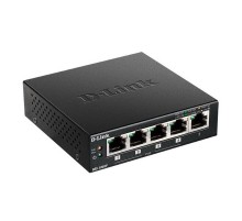 Коммутатор D-Link DES-1005P/B1A 5x100Mb 4PoE 60W неуправляемый