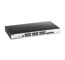 Коммутатор D-Link DGS-3000-28LP DGS-3000-28LP/B1A 24G 4SFP 24PoE 193W управляемый